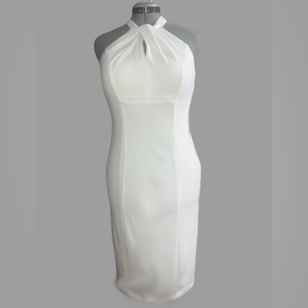 NWT, Julia Jordan fitted halter dress, sz 4